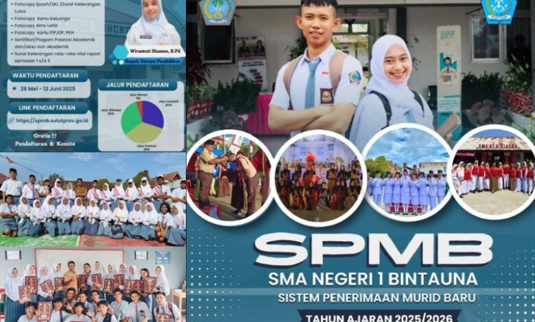 pendaftaran siswa baru SMA Negeri 1 Bintauna